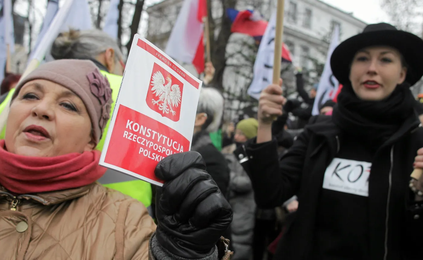Demonstracja przed Trybunałem Konstytucyjnym