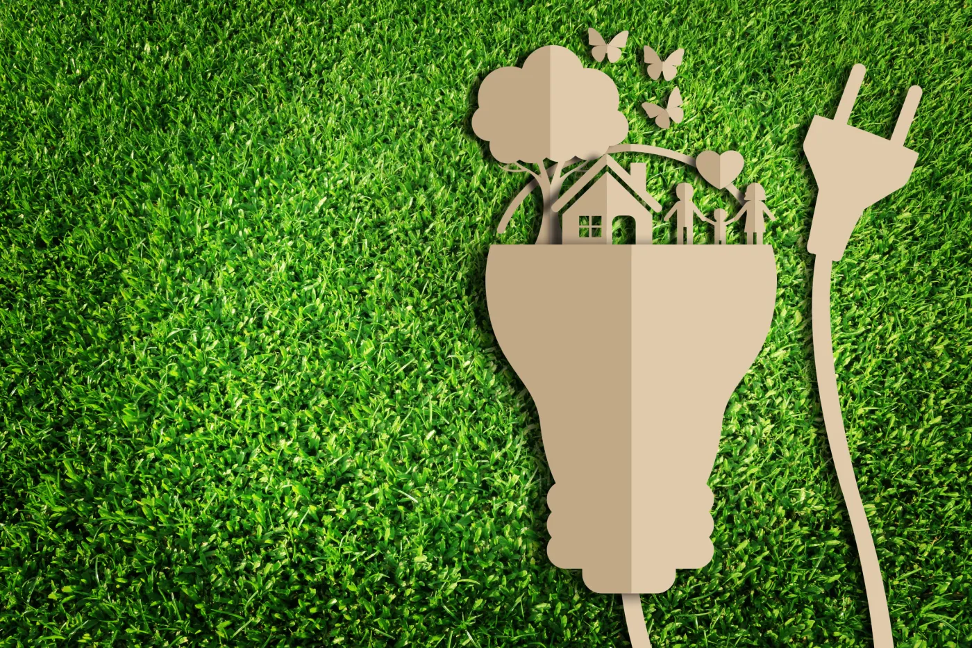 Symbol oszczędzania energii w domu