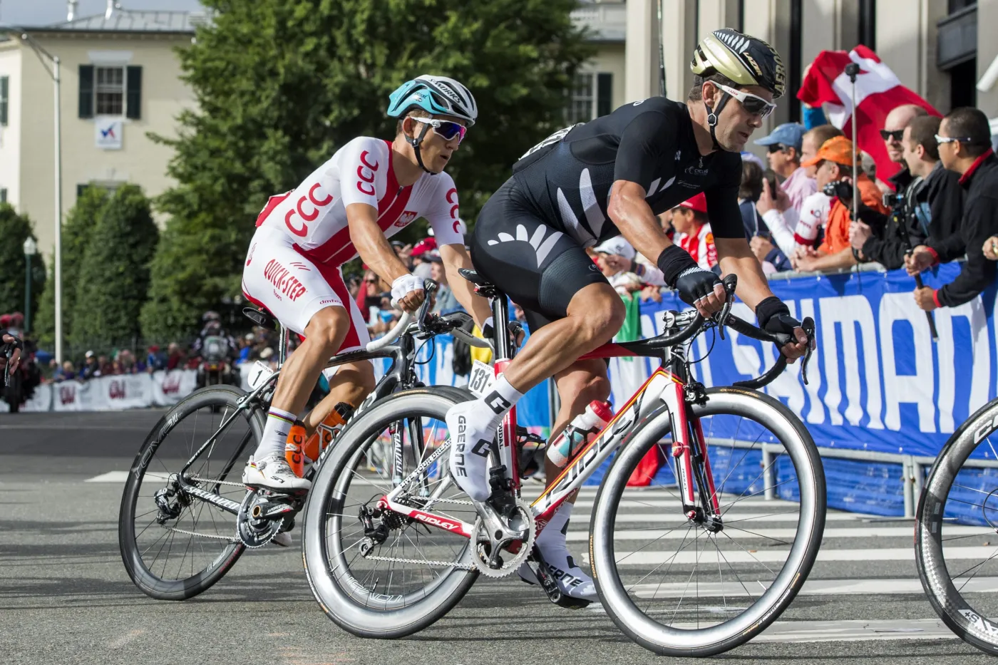 Michał Kwiatkowski (z lewej)