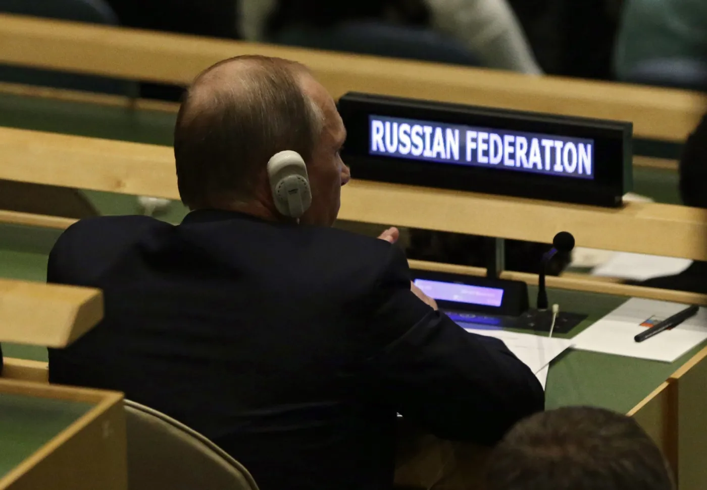 Władimir Putin na forum ONZ