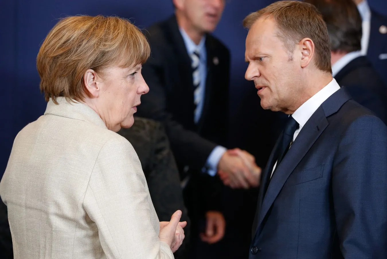 Angela Merkel i Donald Tusk