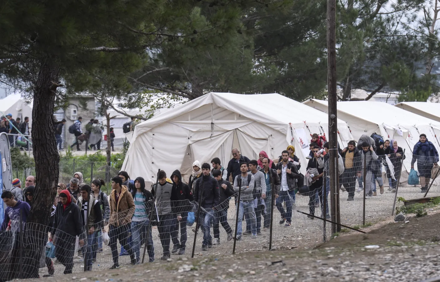 Uchodźcy z Syrii w Macedonii
