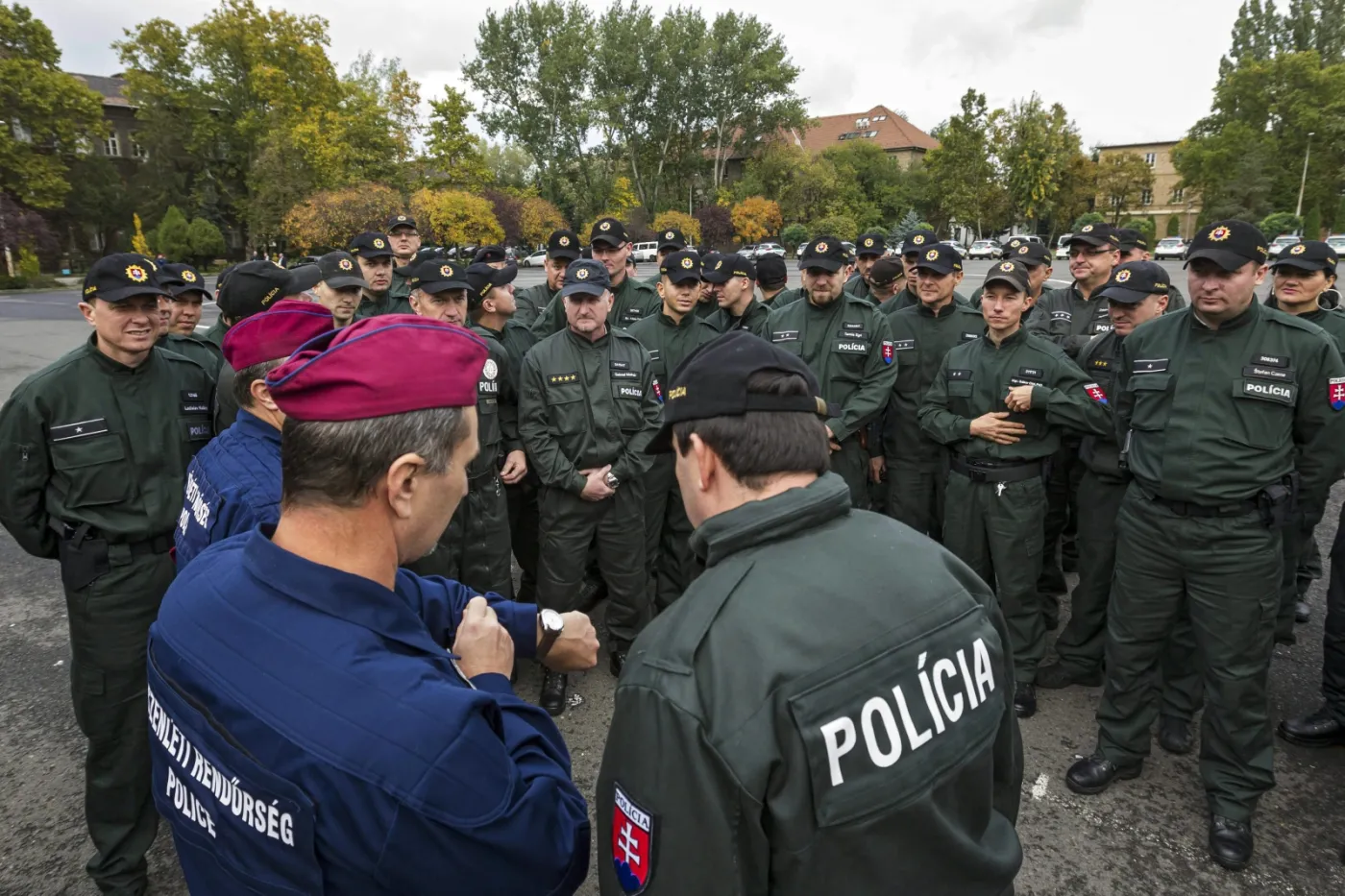 Wegierska i słowacka policja