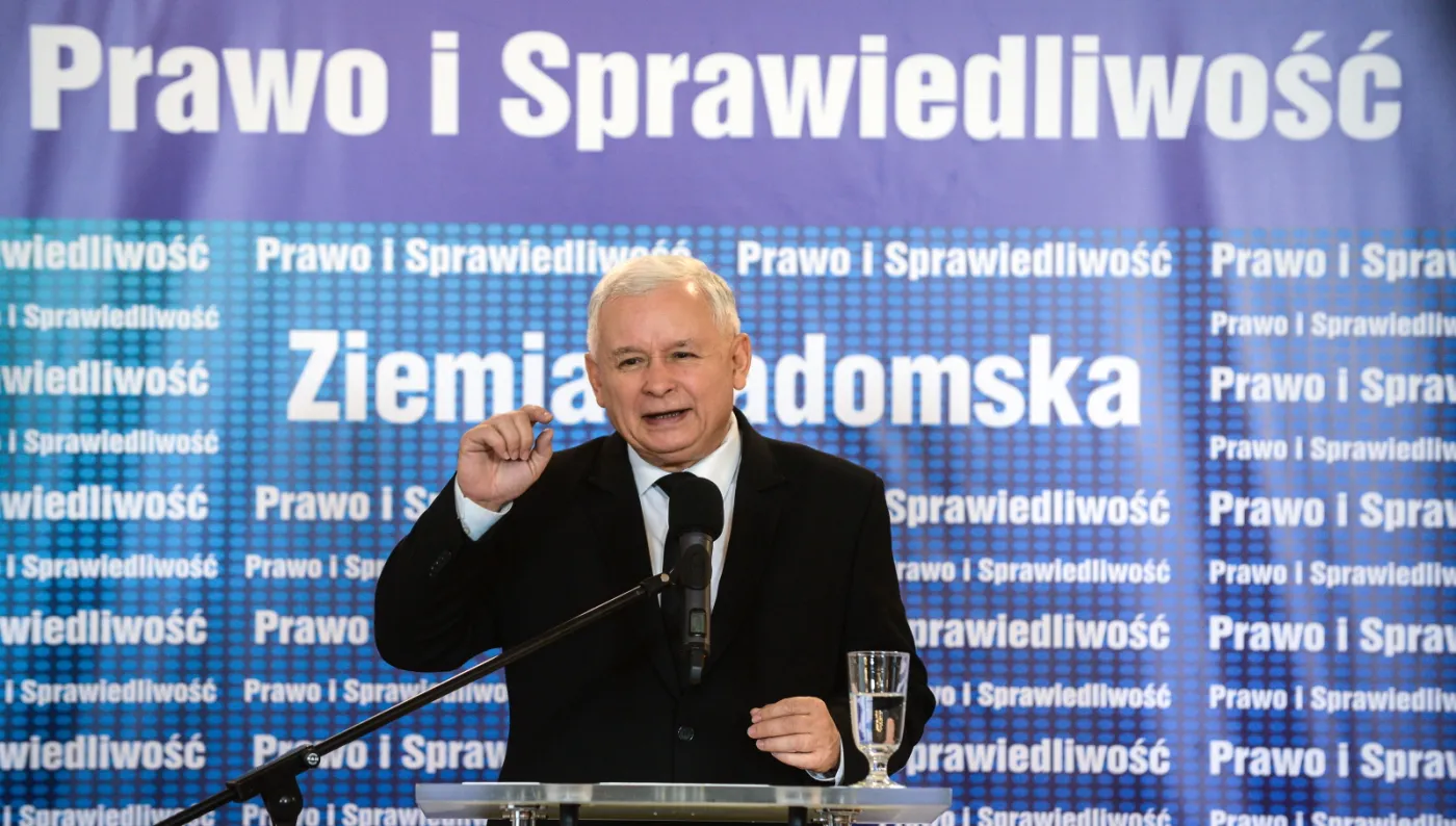 Prezes PiS Jarosław Kaczyński 