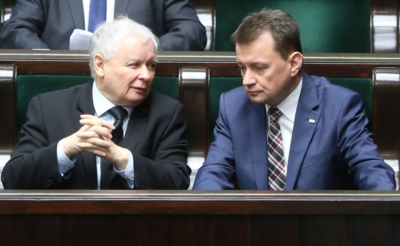 Jarosław Kaczyński i Mariusz Błaszczak