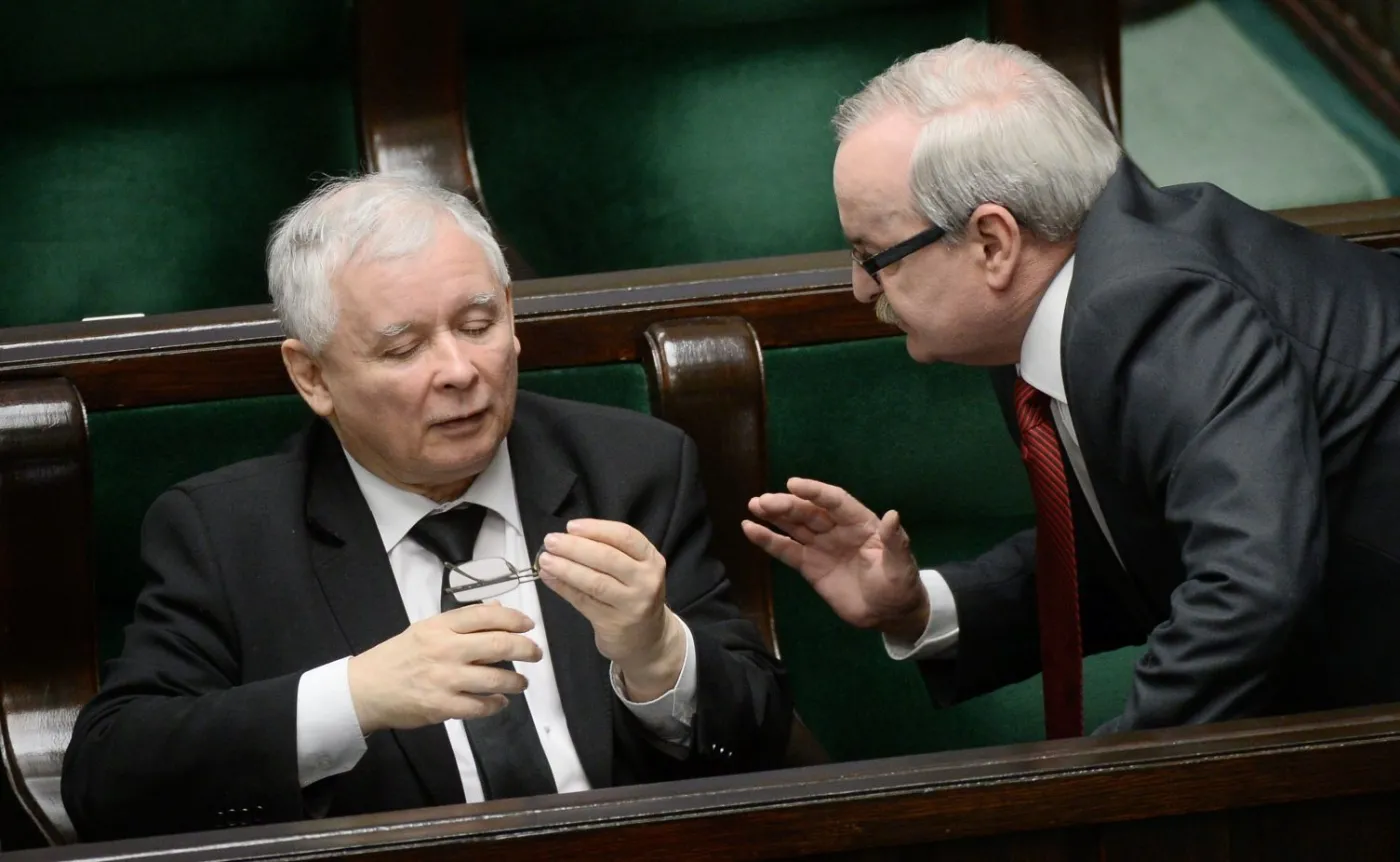 Prezes PiS Jarosław Kaczyński 