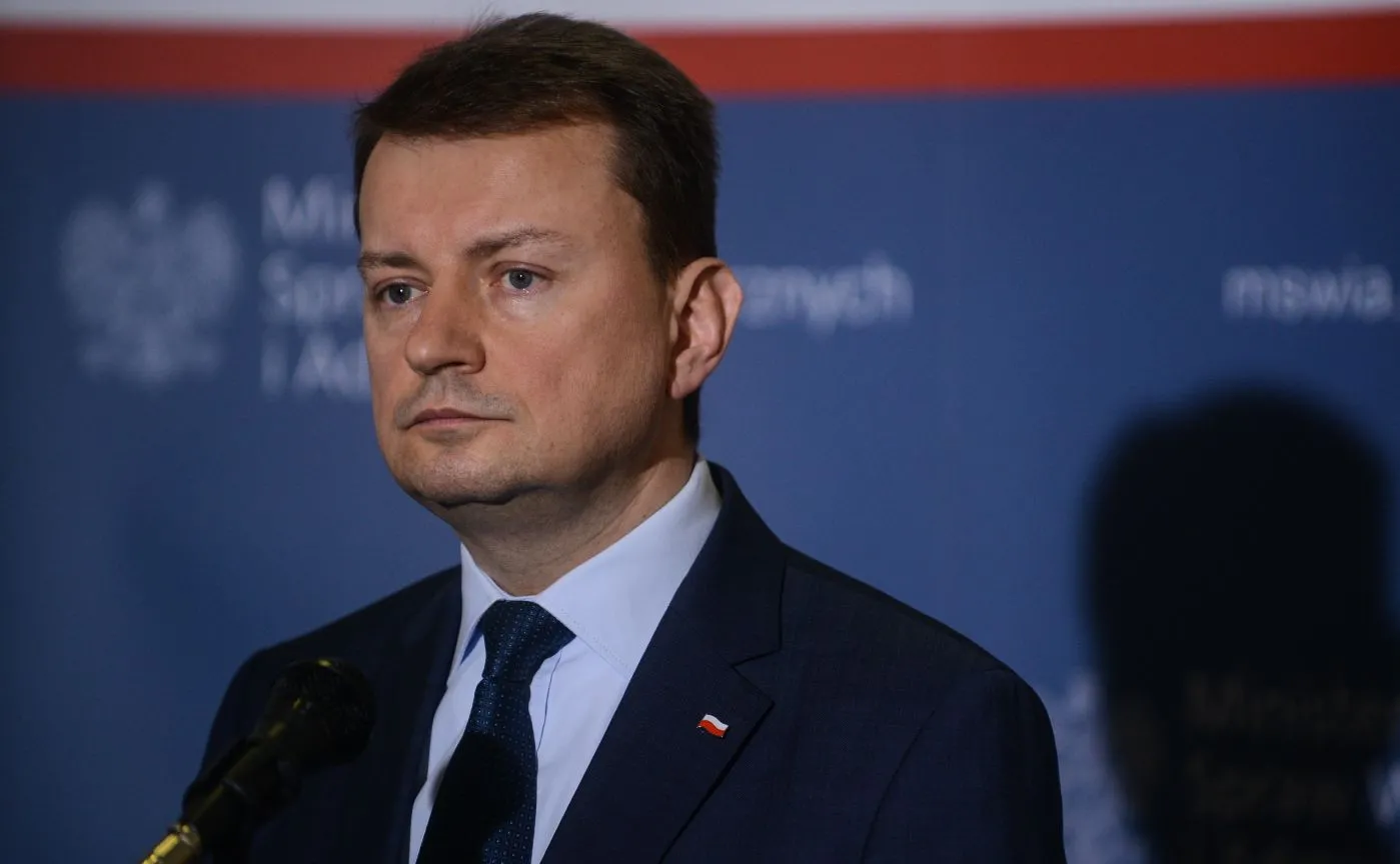 Minister spraw wewnętrznych i administracji Mariusz Błaszczak