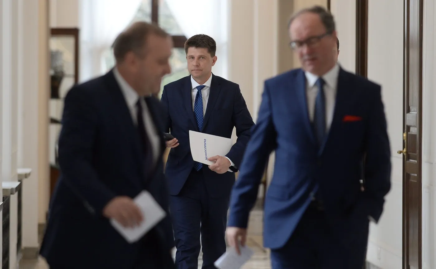 Włodzimierz Czarzasty, Ryszard Petru i Grzegorz Schetyna