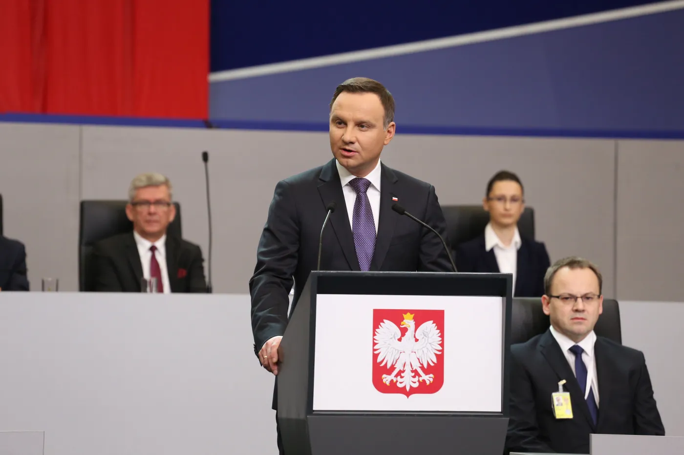 Prezydent Duda na posiedzeniu Zgromadzenia Narodowego: Przyjęcie chrztu określiło naszą polską tożsamość