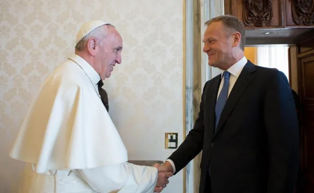 Donald Tusk do papieża Franciszka: Polska jest i pozostanie w Europie
