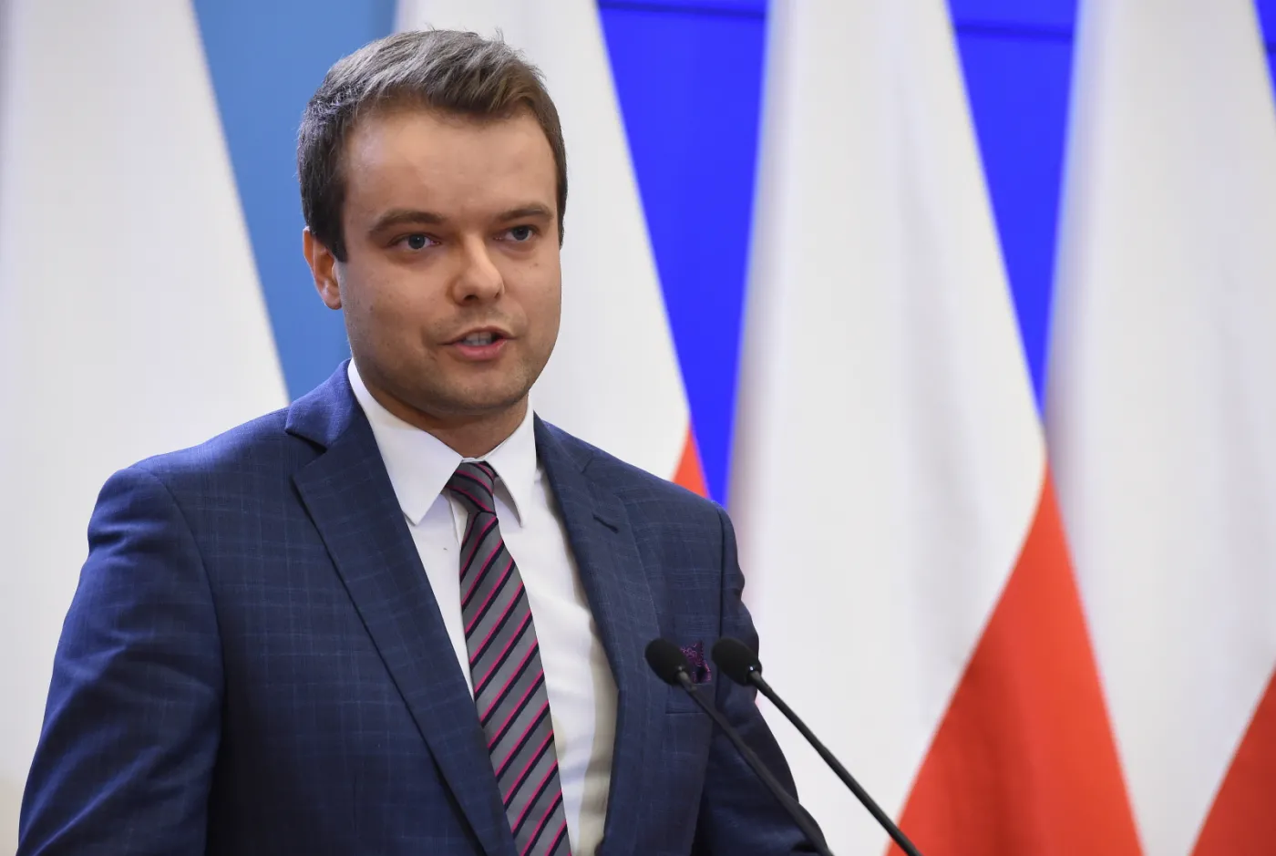 Rzecznik prasowy rządu Rafał Bochenek