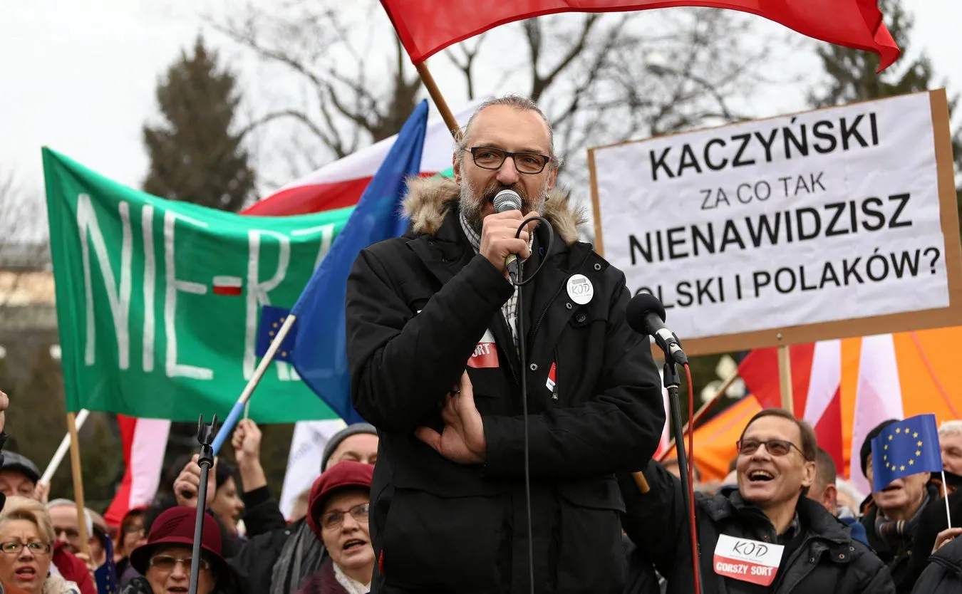 Lider KOD Mateusz Kijowski