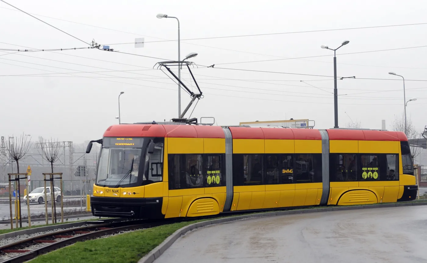 Tramwaj "Swing", jaki bydgoska Pesa produkowała dla Kaliningradu