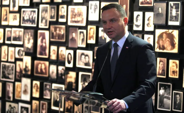 71. rocznica wyzwolenia Auschwitz. Duda: Głoszenie prawdy jest obowiązkiem Polaków, ale też i narodu żydowskiego