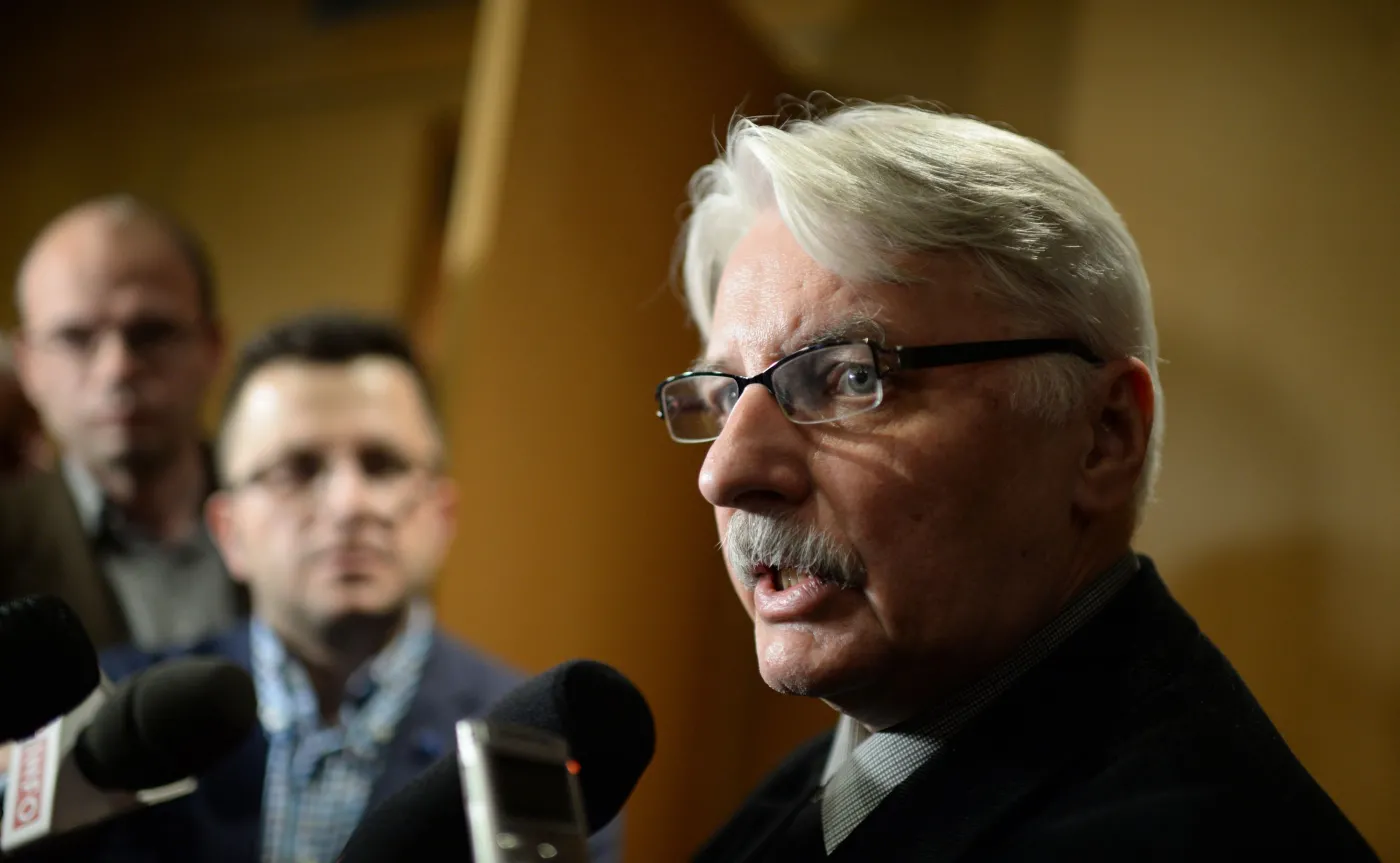 Szef MSZ Witold Waszczykowski