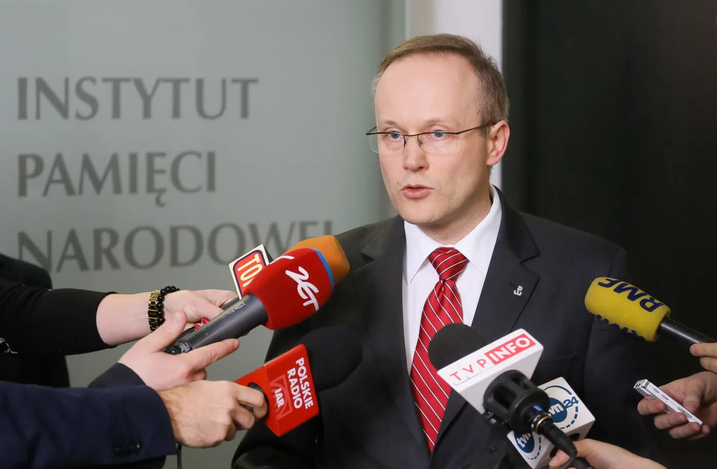 Prezes IPN Łukasz Kamiński