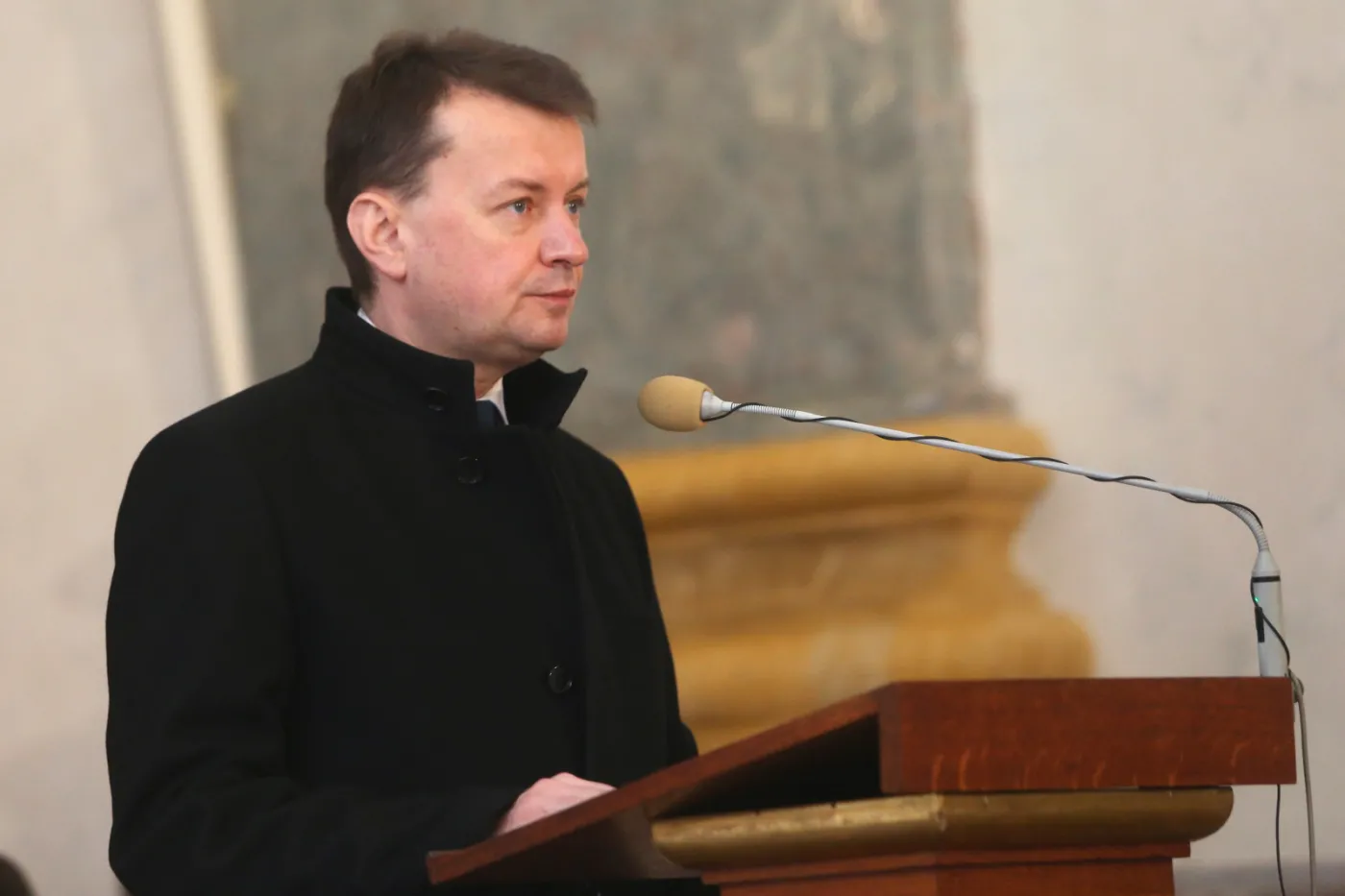 Minister spraw wewnętrznych i administracji Mariusz Błaszczak