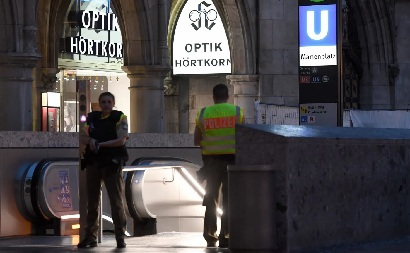 Policja w centrum Monachium