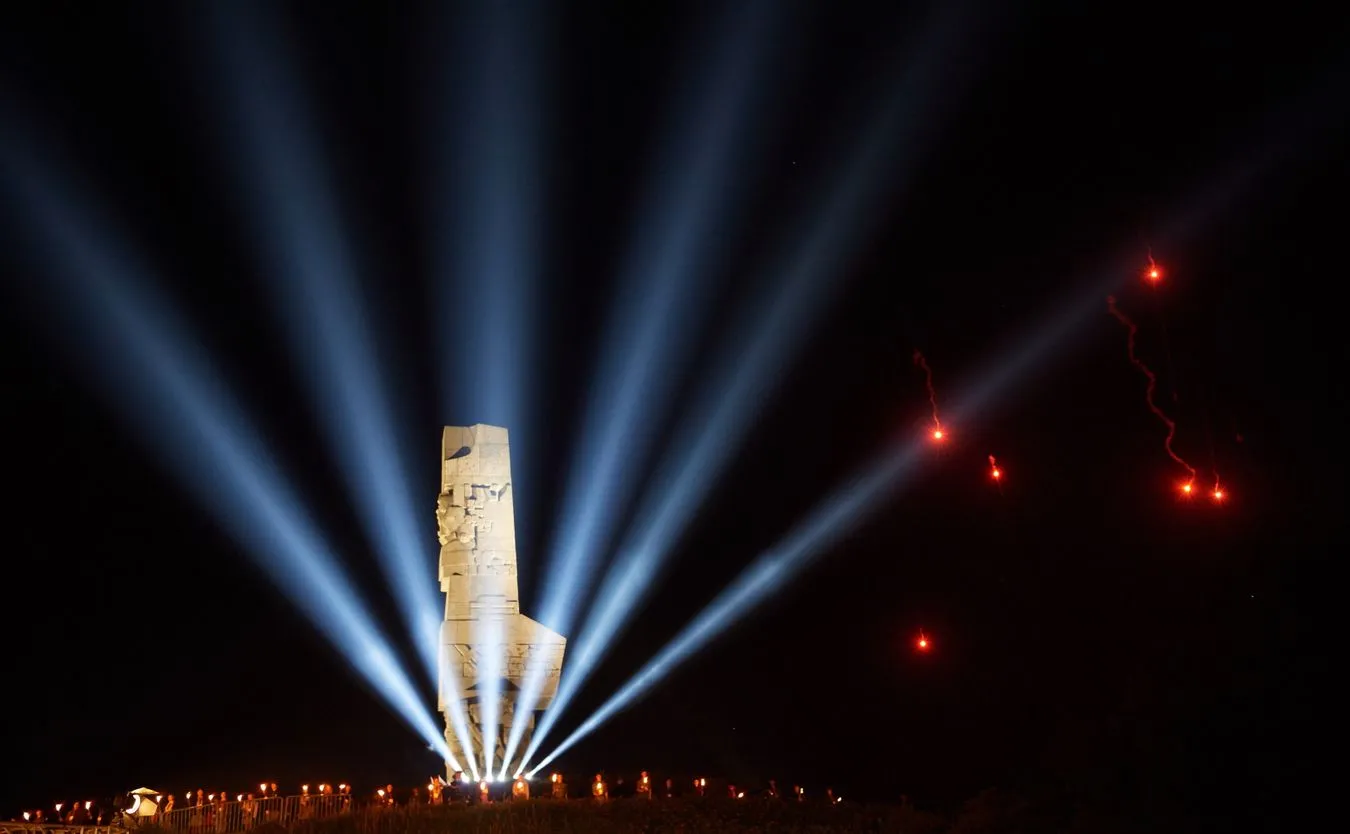 Uroczystości na Westerplatte