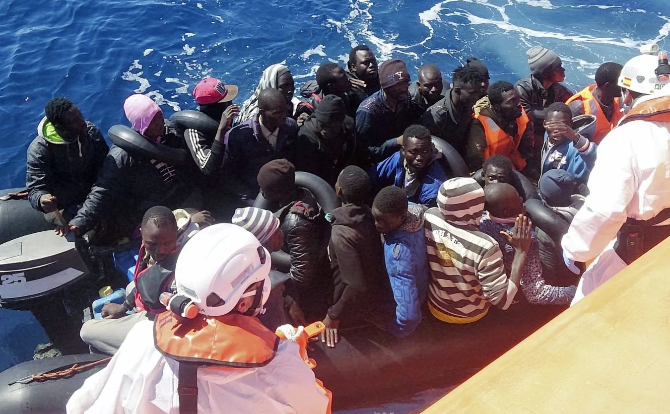 Łódź z imigrantami u wybrzeży Hiszpanii