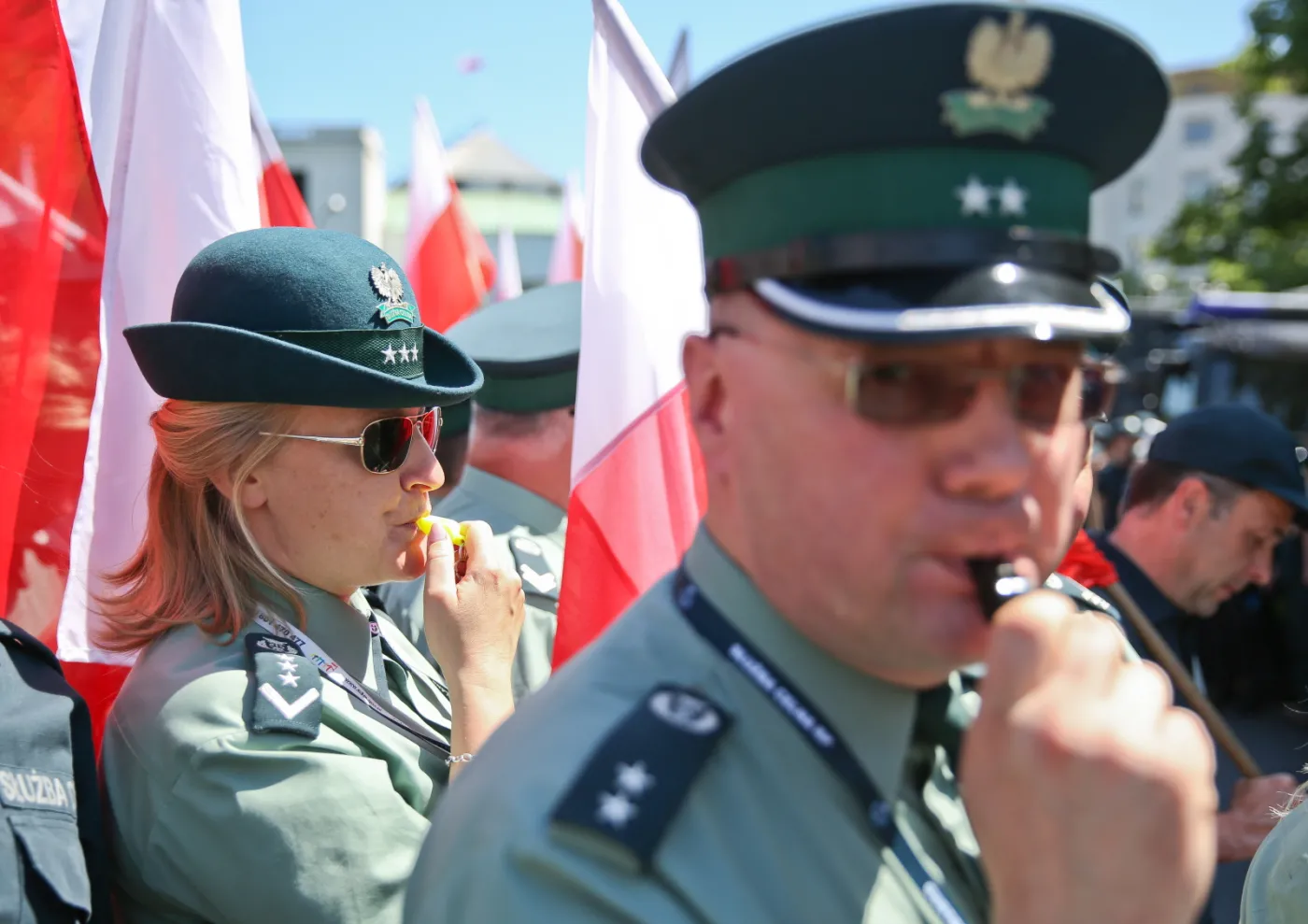 Prostest Celników pod Sejmem