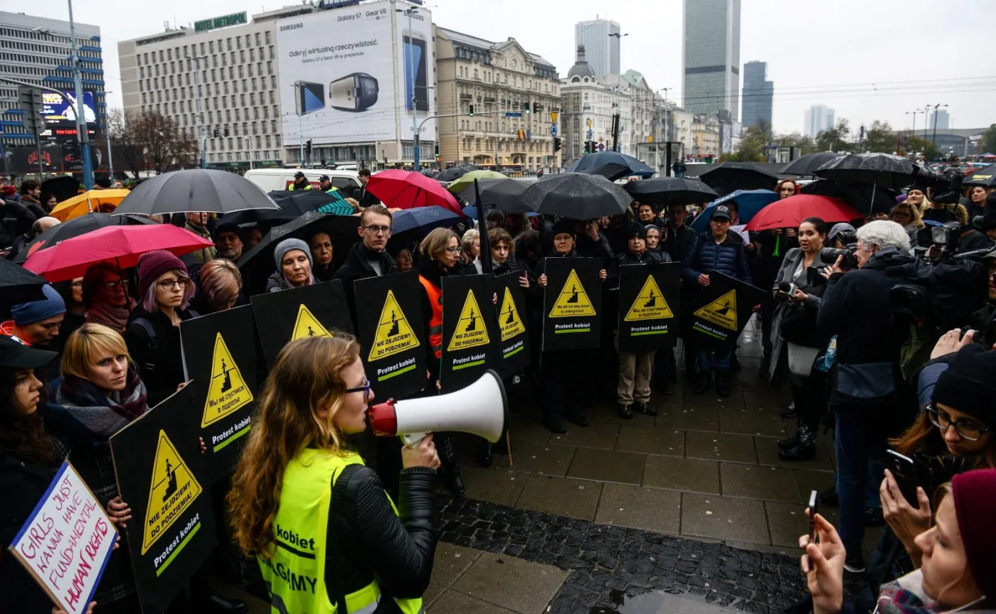 "Czarny protest" w Warszawie