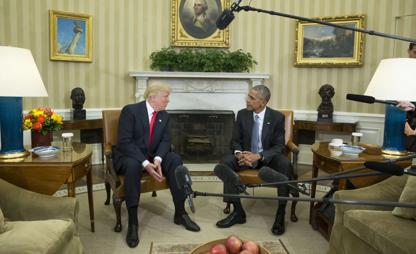 Donald Trump i Barack Obama