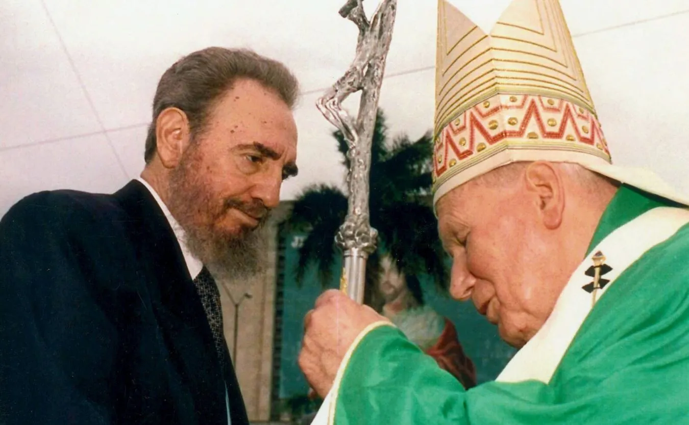 Fidel Castro i Jan Paweł II