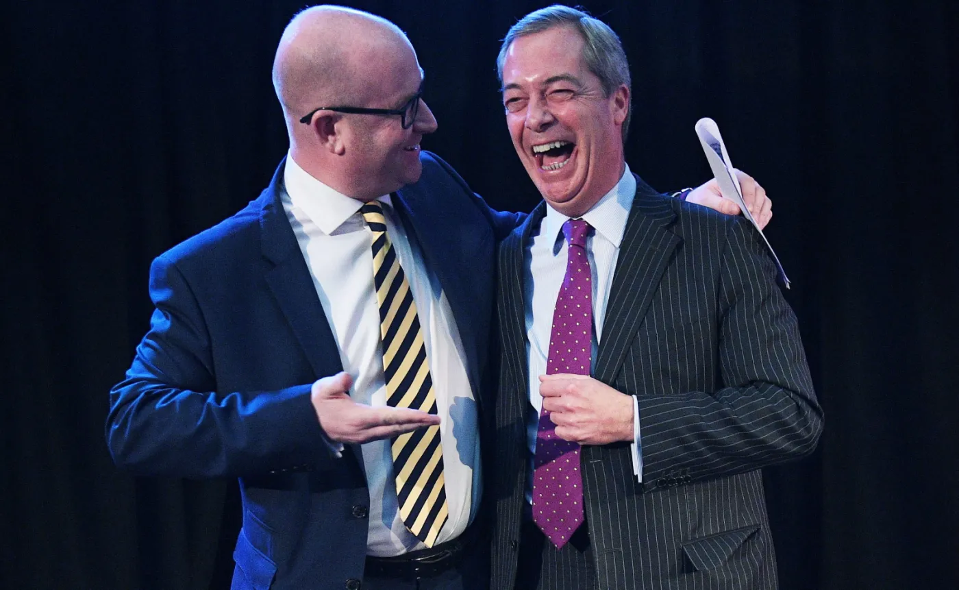Paul Nuttall i Nigel Farage