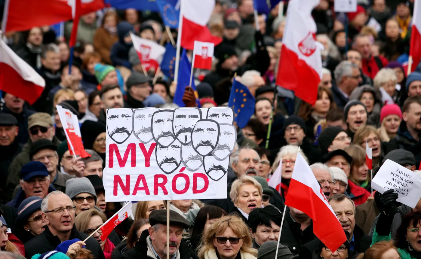 Demonstracja KOD w Krakowie