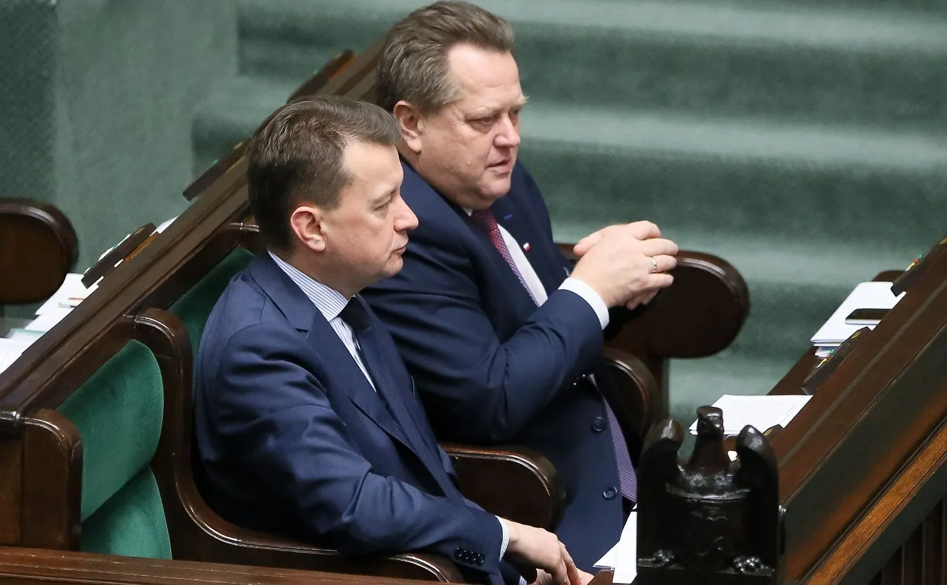 Mariusz Błaszczak i Jarosław Zieliński