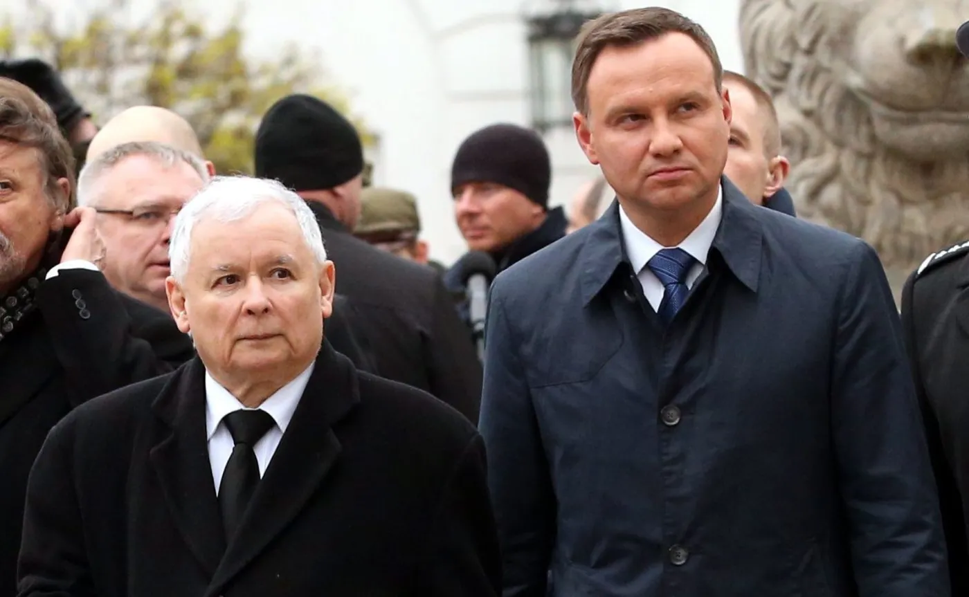Jarosław Kaczyński i Andrzej Duda