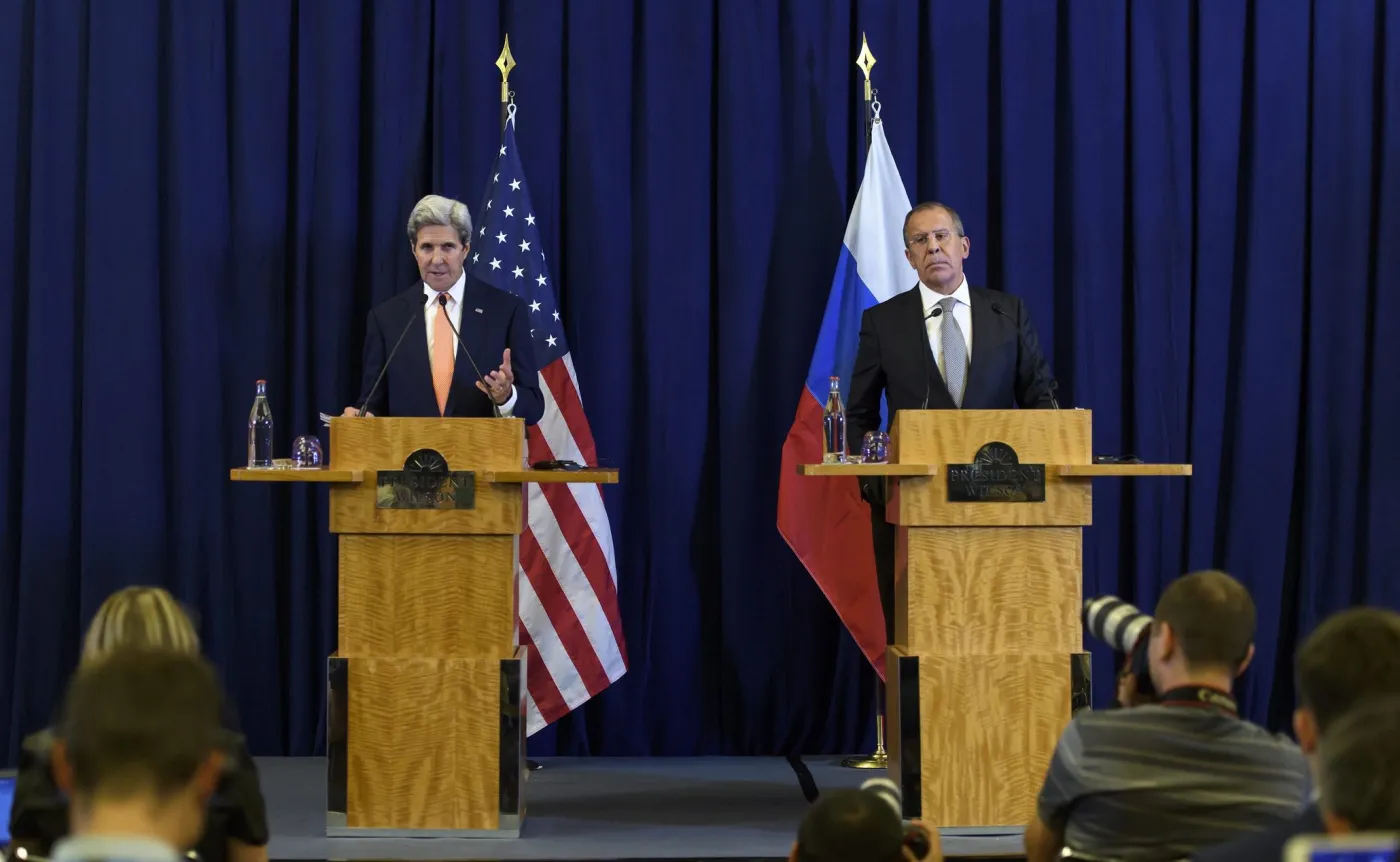 John Kerry i Siergiej Ławrow