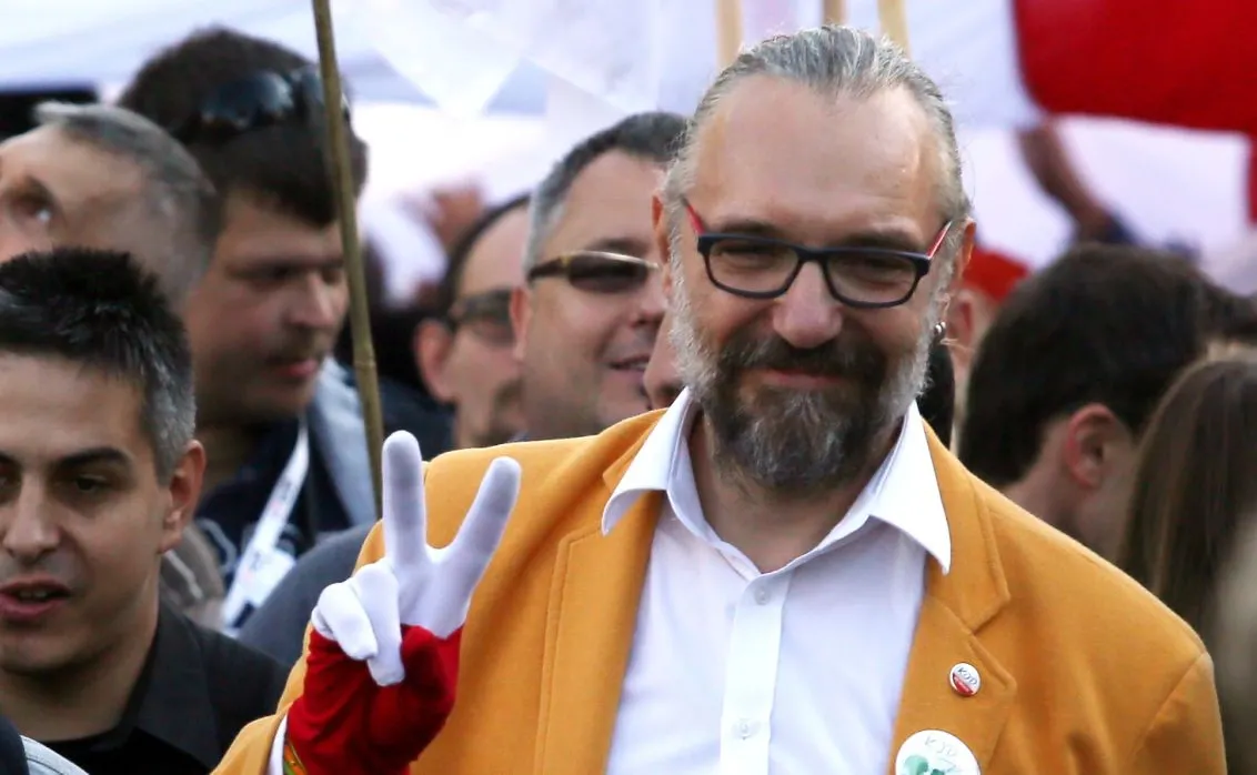 Lider KOD Mateusz Kijowski 