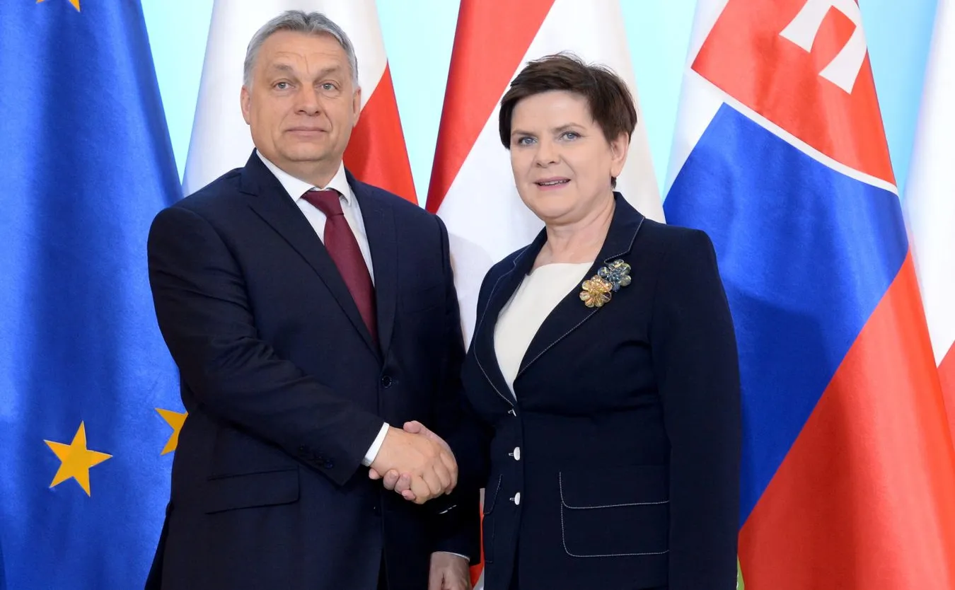 Viktor Orban i Beata Szydło