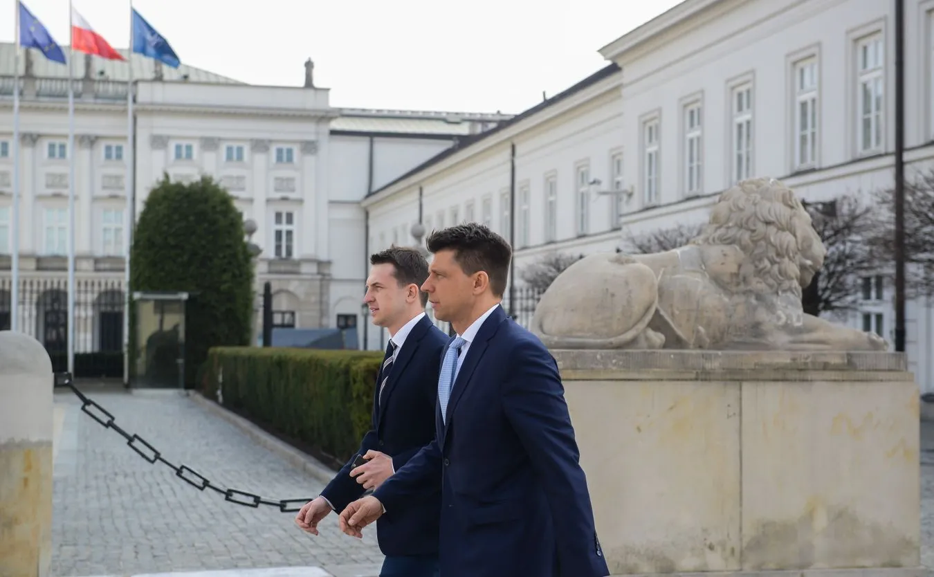 Ryszard Petru i Adam Szłapka