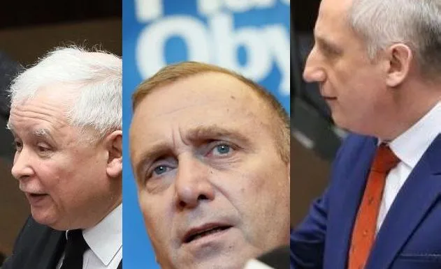 Jarosław Kaczyński, Grzegorze Schetyna, Sławomir Neumann