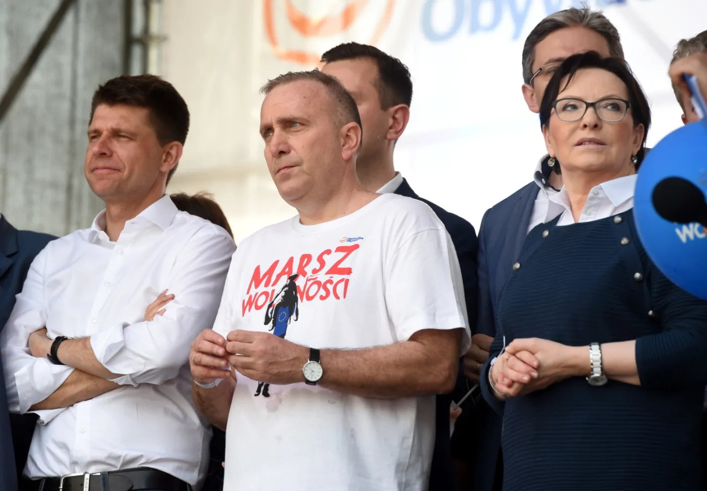 Schetyna na Marszu Wolności