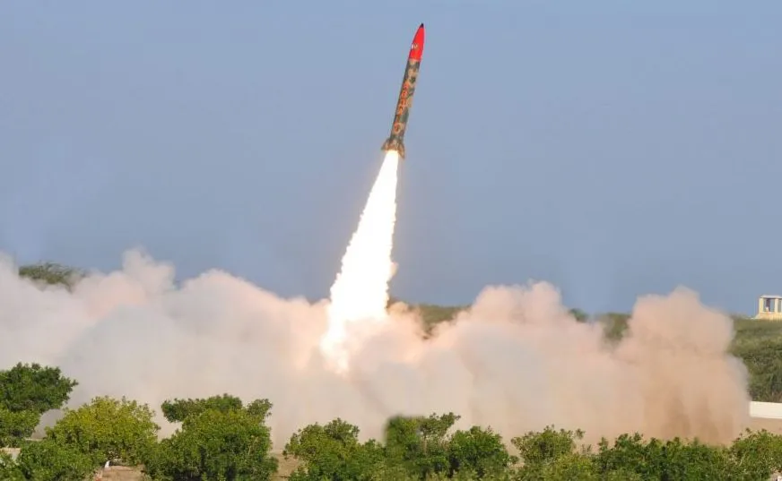 Test pakistańskiej rakiety