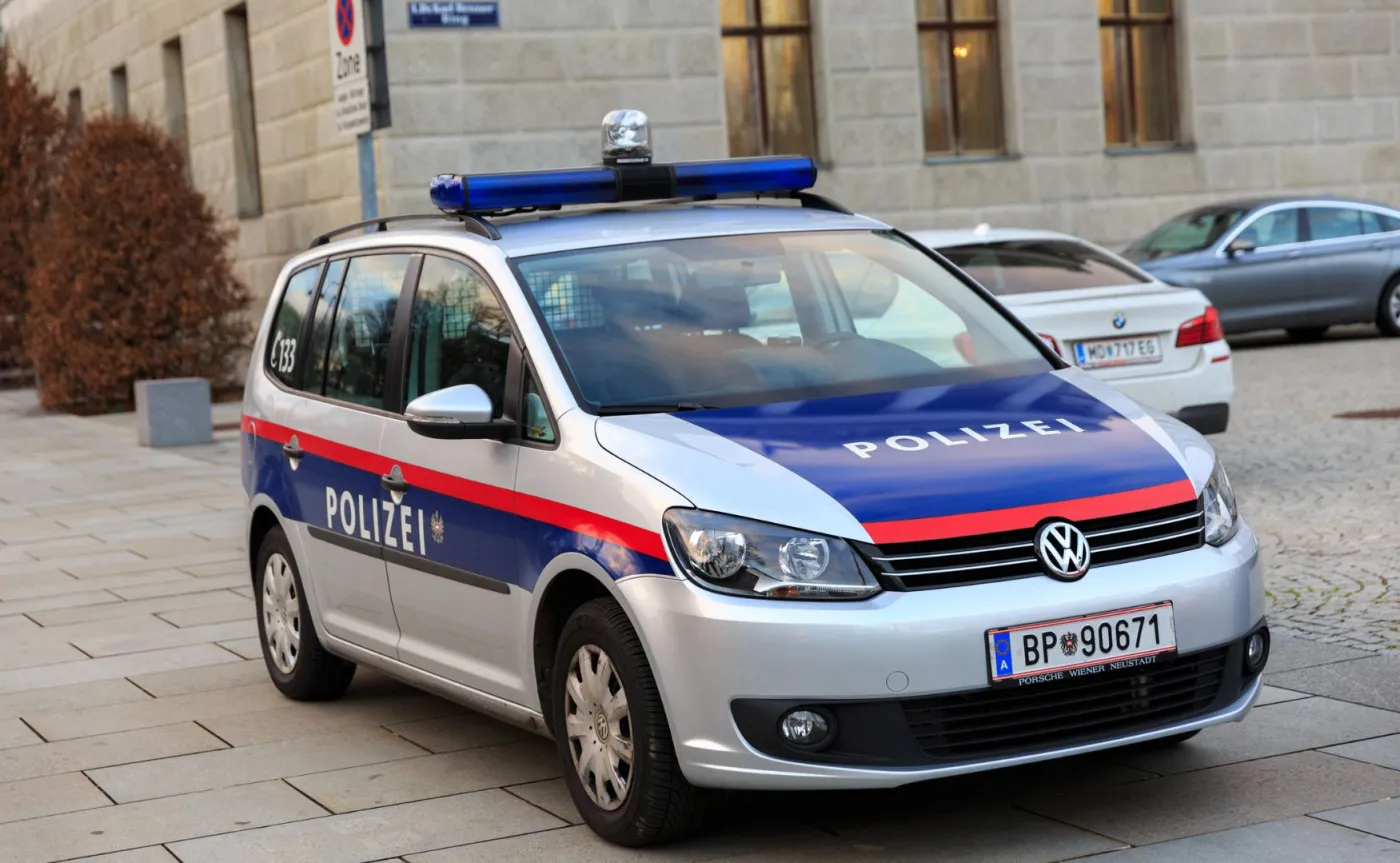 Radiowóz austriackiej policji