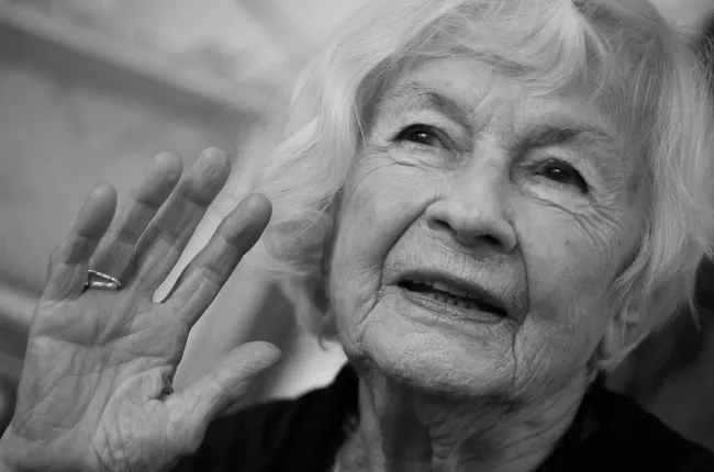 Danuta Szaflarska w 2010 roku