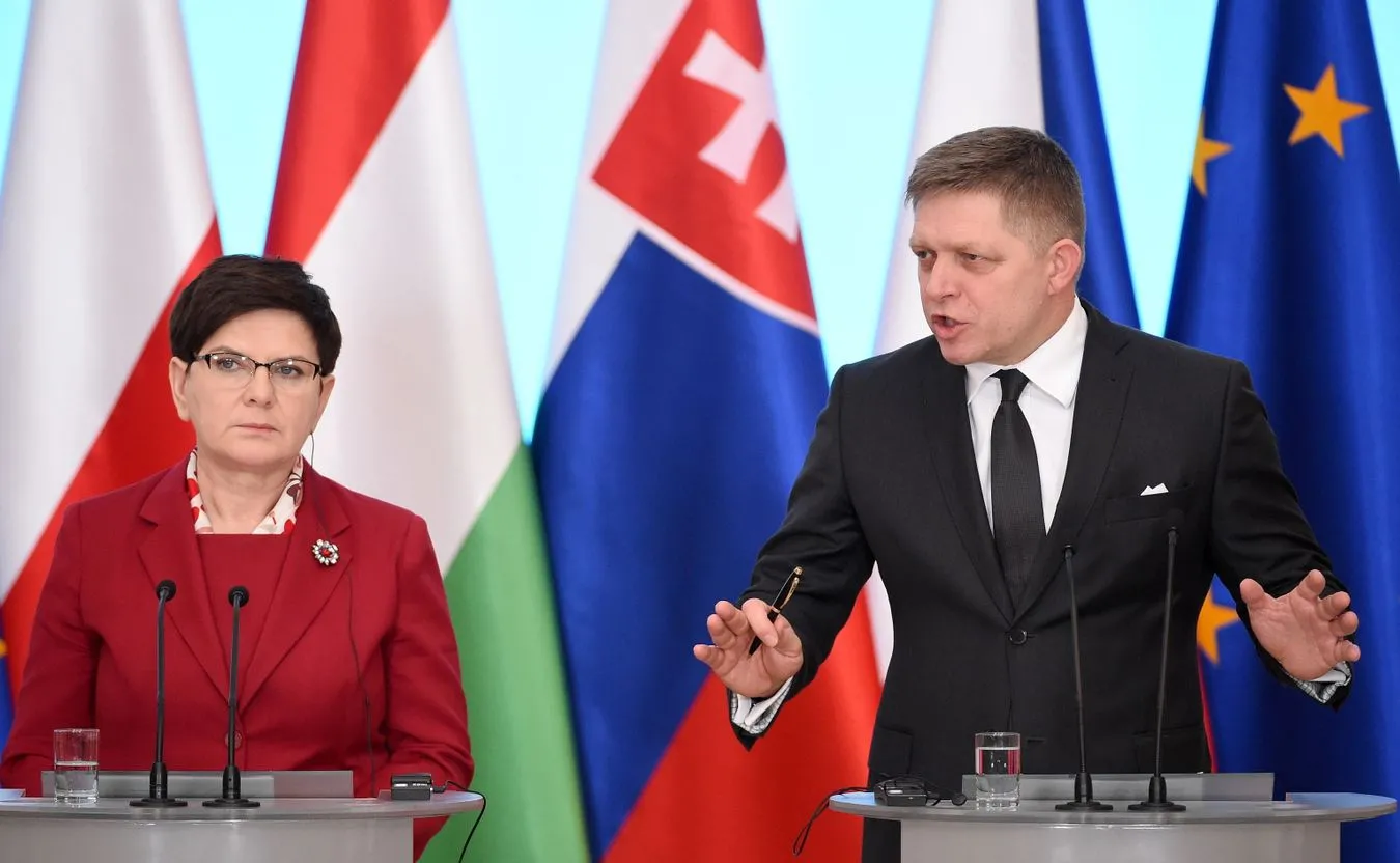 Beata Szydło i Robert Fico