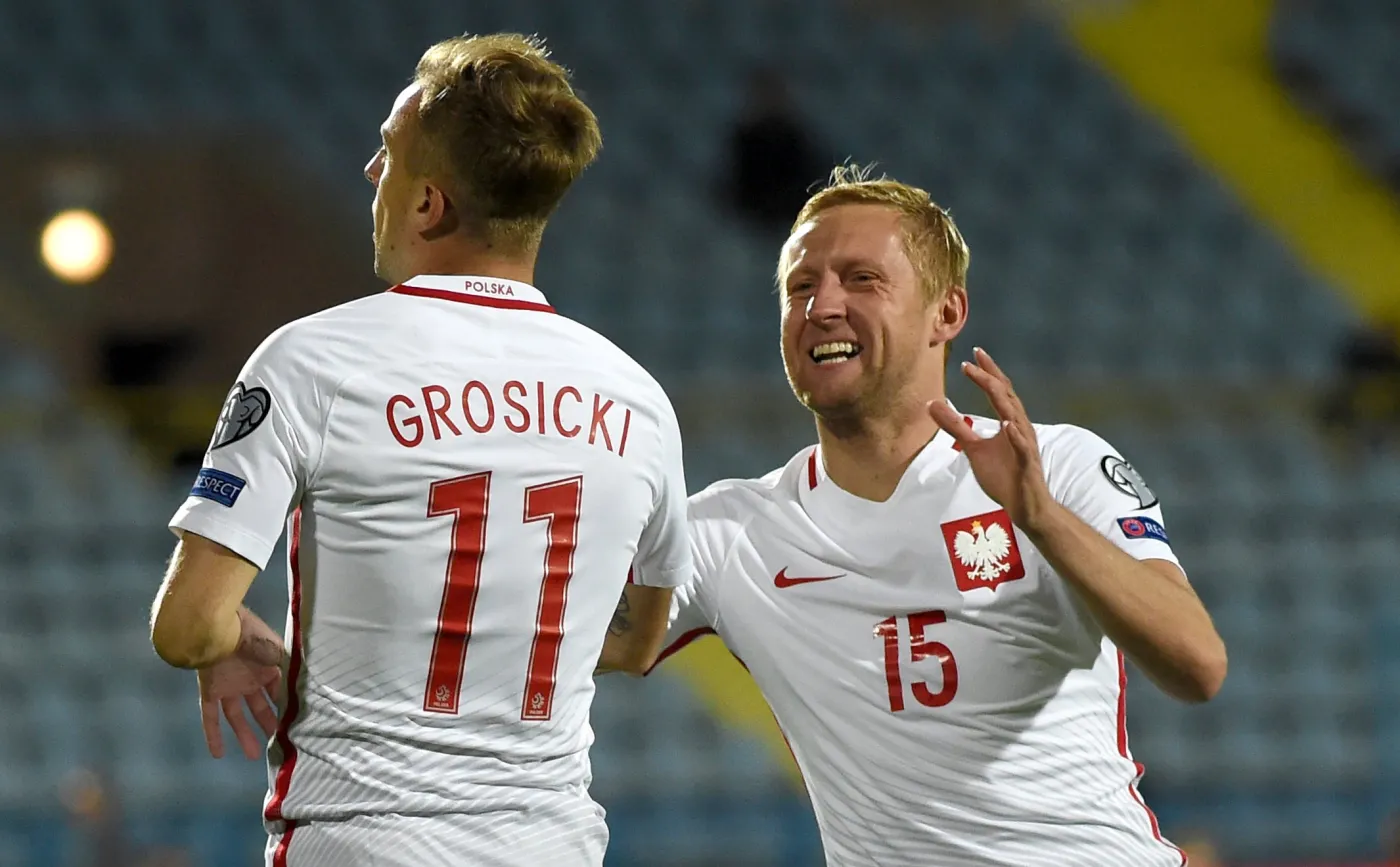 Kamil Grosicki i Kamil Glik