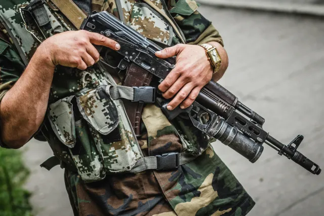 "Są dowody na udział rosyjskich najemników w konflikcie w Donbasie". Szef SBU o "grupie Wagnera"