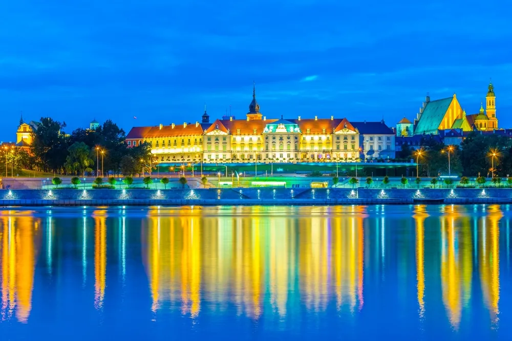 Widok na Warszawę z Wisły