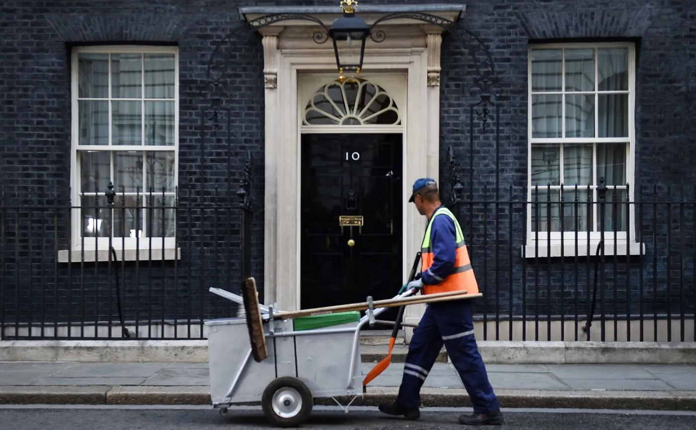 Downing Street 10 w Londynie