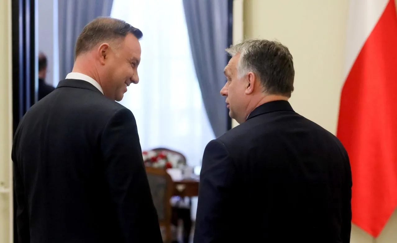 Andrzej Duda i Victor Orban