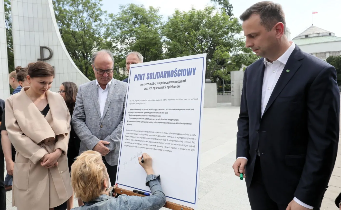 Politycy partii opozycyjnych