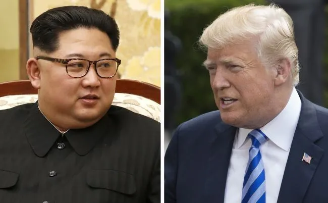 Kim Dzong Un i Donald Trump