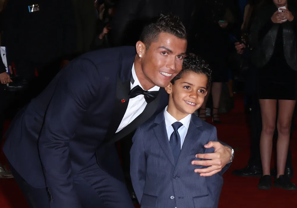 Cristiano Ronaldo z synem